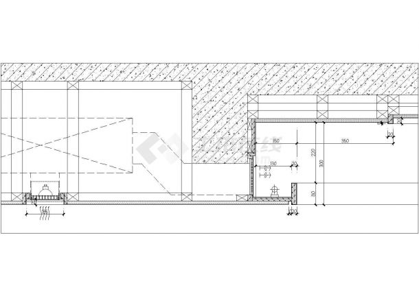 三室两厅200平米住宅装修设计图纸-图二