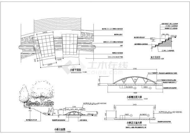 太阳广场景观绿化规划设计cad全套施工图（甲级院设计）-图一