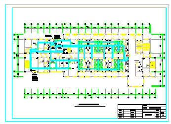 某4层市传染病医院呼吸病房电施设计cad施工图-图二