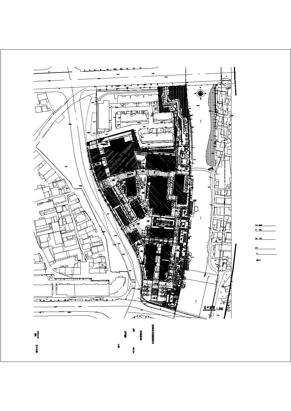 某安吉1958商业街CAD室内装修设计总平面图