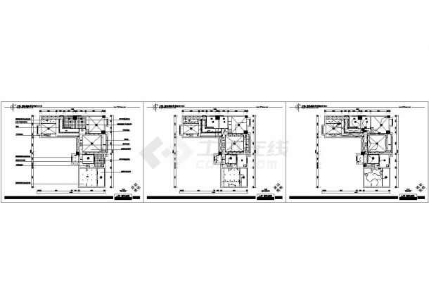 某奥山世纪梦想空间后现代-3室2厅2卫CAD室内设计方案-图一