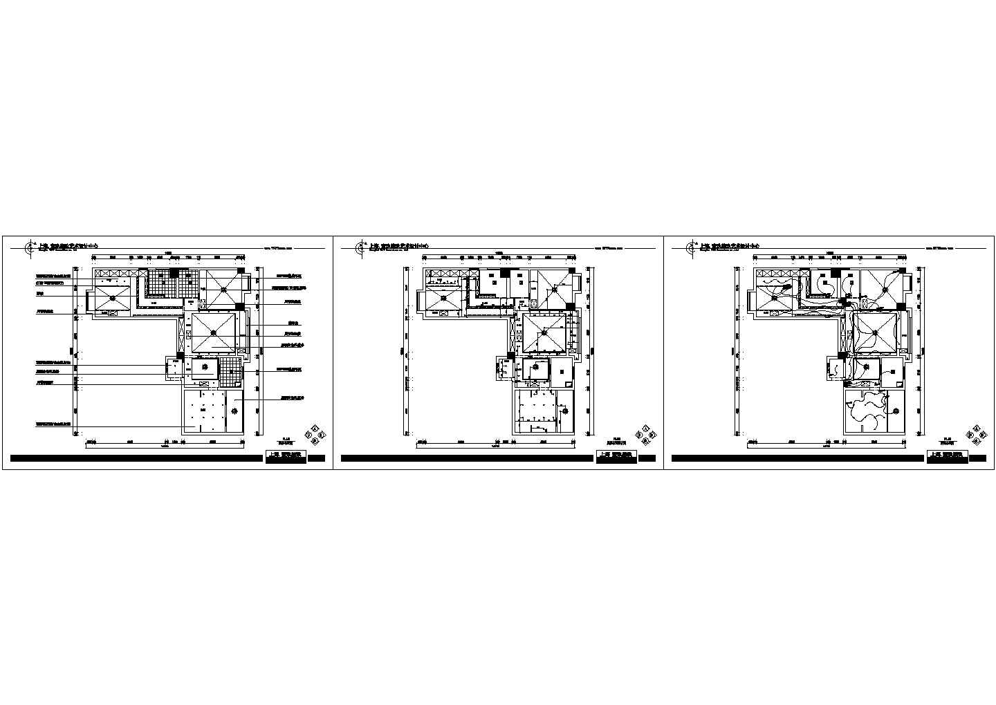 某奥山世纪梦想空间后现代-3室2厅2卫CAD室内设计方案