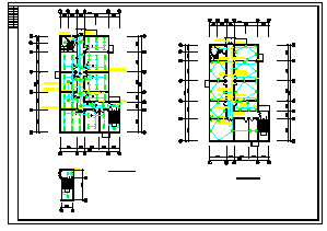 2层省级医院影像中心电施设计cad图纸-图一