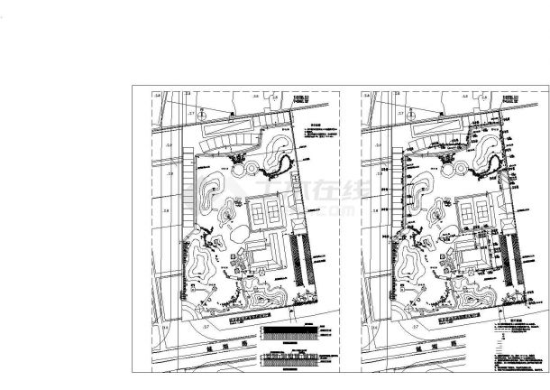 某水乡农业生态园CAD建筑设计平面规划图-图二