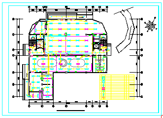  -1+7层医院视光中心电施设计cad图纸