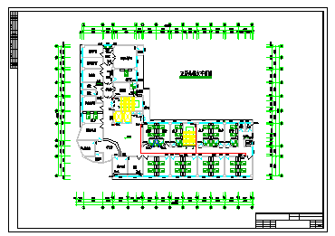 6层L型县级医院病房综合楼水施设计cad图纸-图一