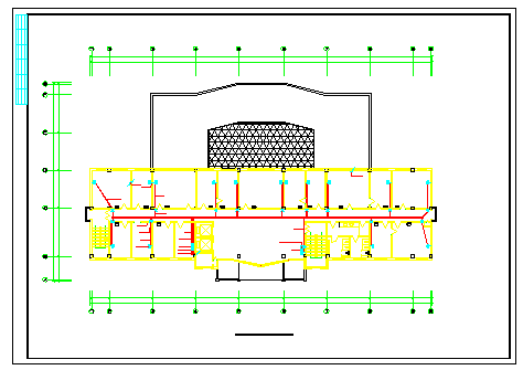 6层医院门诊住院楼电施设计cad图纸_图1