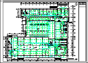 局部8层12351.26平米区中医院装改电施设计cad图纸-图二