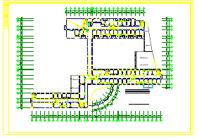 局部6层医院综合楼电施设计cad图纸-图二