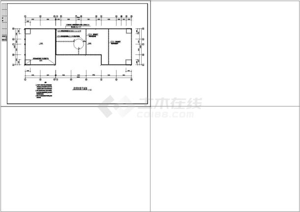 中学教学楼电气cad图纸设计-图二