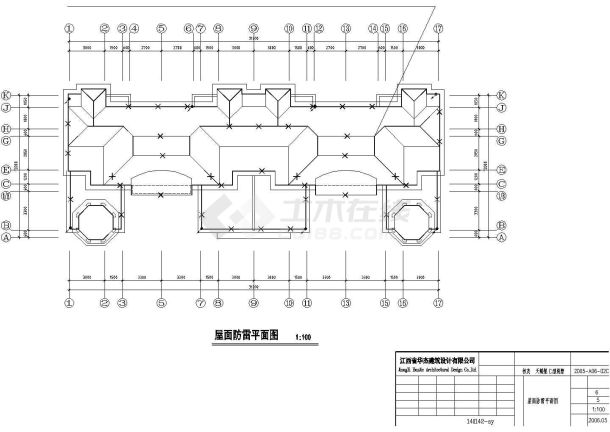 杭州市紫阳花苑小区3层砖混结构独栋别墅电气系统设计CAD图纸-图一