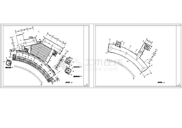 某私人会所CAD建筑设计施工图(地中海）-图二