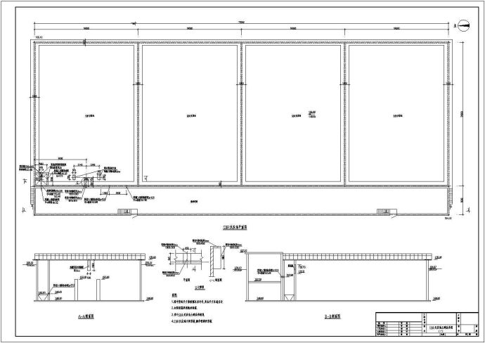 某制药厂污水处理工程设计cad全套工艺施工图_图1