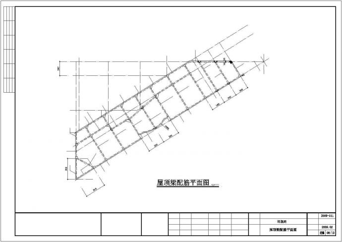 深圳龙岗区某社区三层框架垃圾处理站全套结构设计CAD图纸_图1