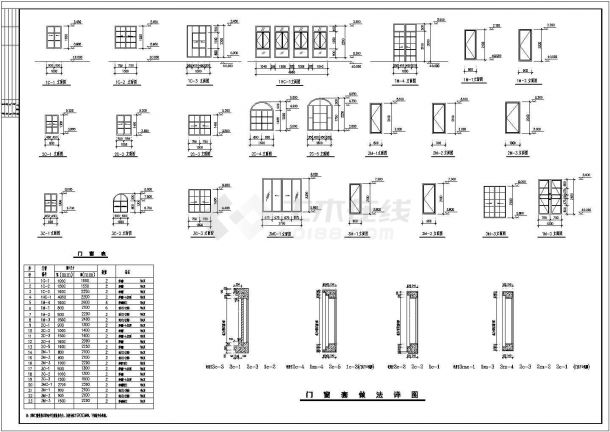 某三层框架结构双拼别墅建筑设计cad全套施工图（ 含设计说明）-图二