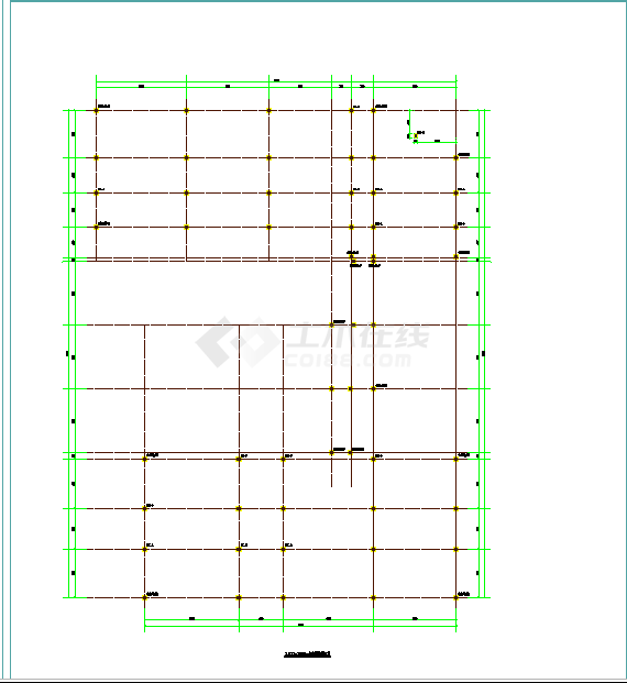 某地多层框架剪力墙结构住宅结构施工图地块幼儿园CAD图纸-图一
