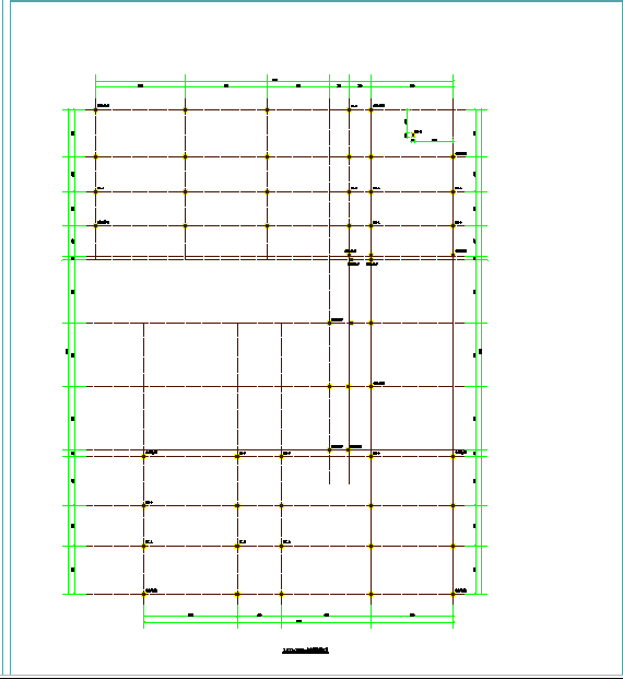 某地多层框架剪力墙结构住宅结构施工图地块幼儿园CAD图纸_图1