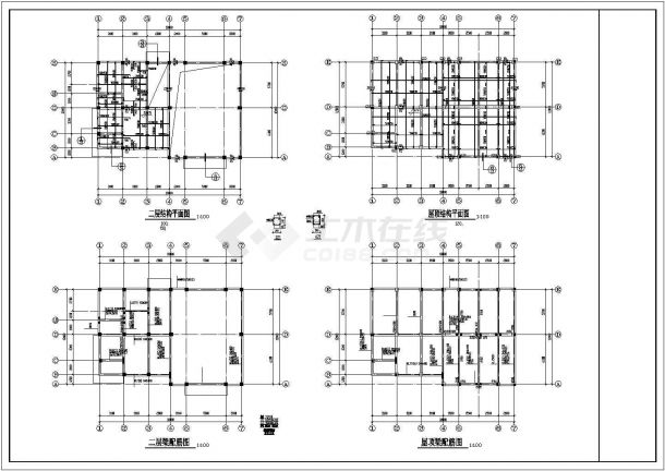厦门市某小区2层框架结构垃圾中转站全套结构设计CAD图纸-图二