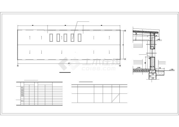 食品加工厂建筑CAD平面布置参考图-图二