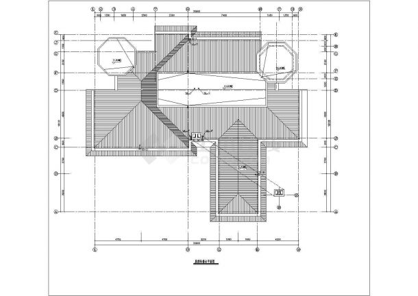 425平米3层框架结构单体别墅全套给排水设计CAD图纸（含半地下室）-图二