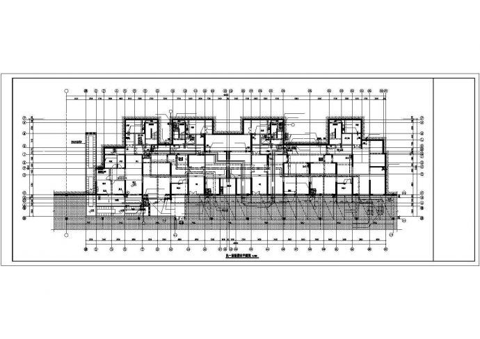 上海某小区2.5万平米34层框架结构住宅楼全套给排水设计CAD图纸_图1