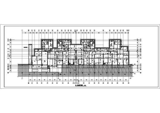 上海某小区2.5万平米34层框架结构住宅楼全套给排水设计CAD图纸-图二