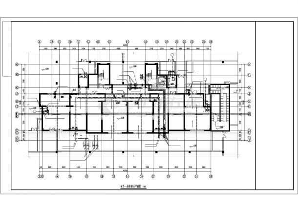 重庆市某小区1.3万平米27层框剪结构住宅楼全套给排水设计CAD图纸-图一