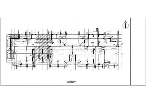 兰州市某小区1.9万平米24层框剪结构住宅楼全套给排水设计CAD图纸-图一