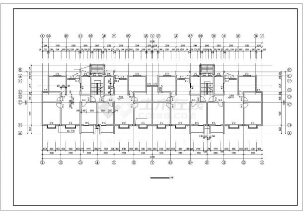 【5层】5200平米砖混住宅毕业设计图纸-图二