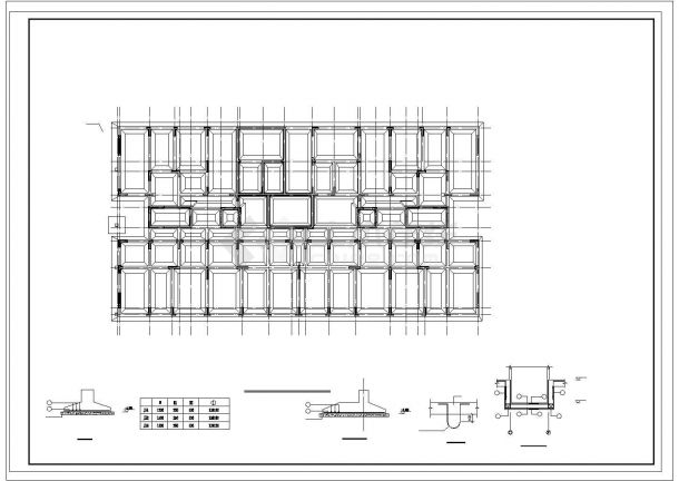 某小高层住宅结构设计CAD图-图一