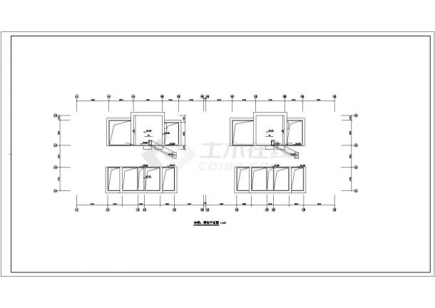 1.6万平米32层框剪结构商住楼给排水设计CAD图纸（1-2层商用）-图一