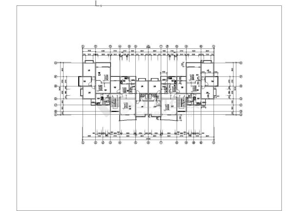 高层塔楼全套建筑设计施工图-图一