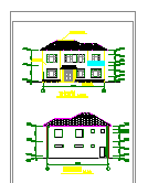 某地二层独栋别墅建筑设计施工图纸附效果图-图二