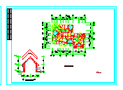 某二层别墅建筑结构方案设计CAD图带效果图-图二