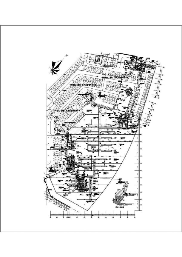 [重庆]地下商场通风空调及全套防排烟系统设计施工图（含负荷计算）-图二