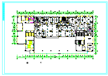 [陕西]医院科室净化工程cad设计施工图（含结构水电医用气体）-图一