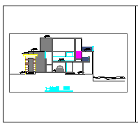 两层独栋现代风格别墅建筑设计施工图纸（含设计说明）_图1