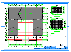两层四合院建筑cad设计施工图附效果图_图1
