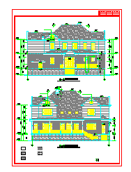 2层独栋别墅建筑cad全套设计施工图（含设计说明）-图二