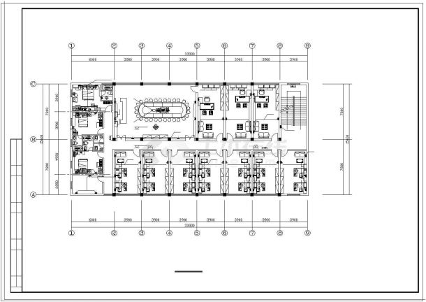 某综合楼建筑施工电气设计CAD参考图-图二