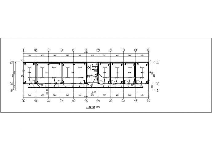 湖州市某社区2层框架结构办公楼电气系统CAD设计图纸_图1