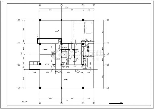某12层综合楼建筑设计施工图-图一