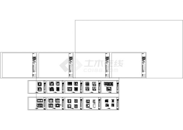 某无锡展厅CAD室内设计平面立面施工图-图二