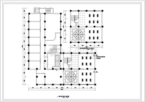 某酒店装修方案设计CAD图纸-图一