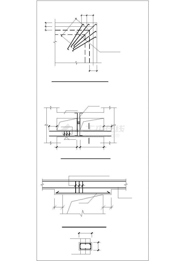 南京市玄武区某大学城单层框架结构变电所全套结构设计CAD图纸-图一
