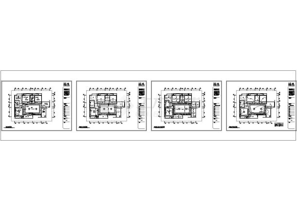 某欧式3室2厅2卫CAD室内装修设计施工图-图二