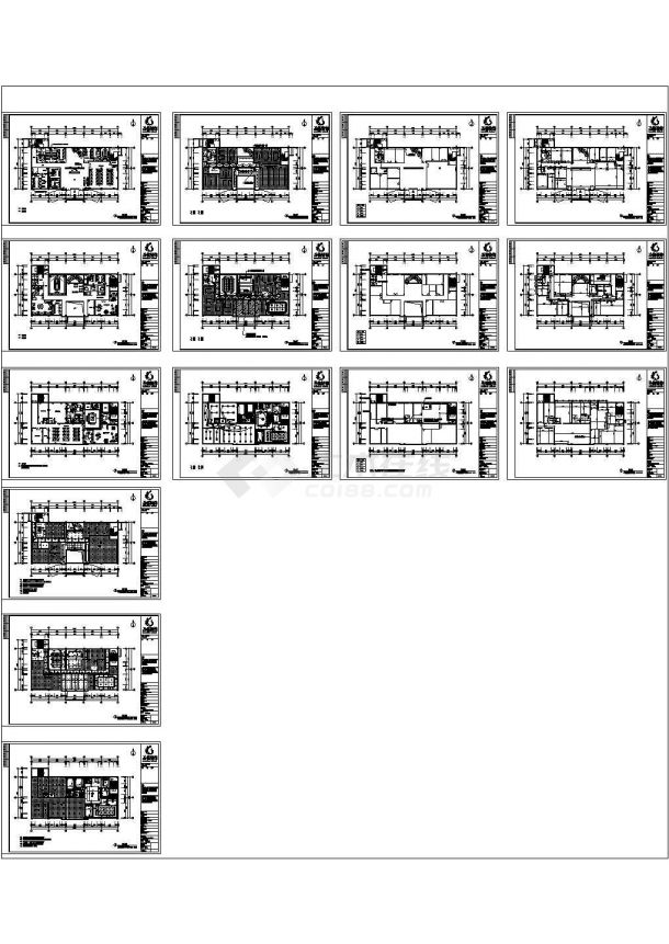 某奔腾科技CAD建筑设计施工图-图一