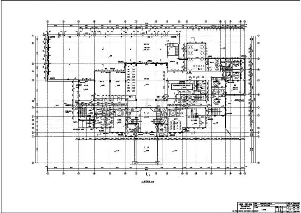 某中粮中机八院CAD建筑设计平立剖图-图二