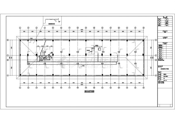 徐州市某公司5060平米5层框架结构办公综合楼给排水设计CAD图纸-图一