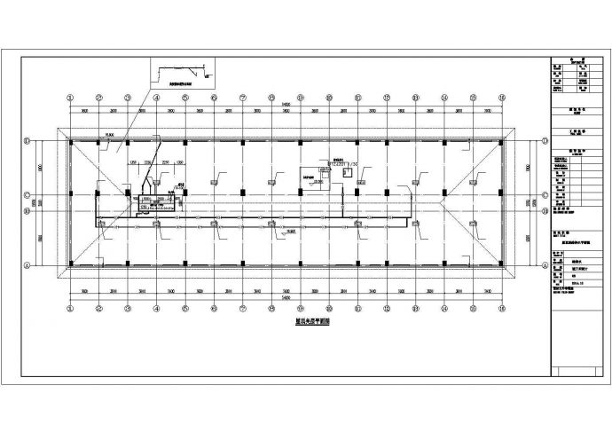 徐州市某公司5060平米5层框架结构办公综合楼给排水设计CAD图纸_图1